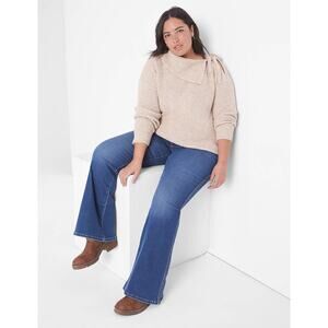 Lane Bryant Classic Split neck sweater